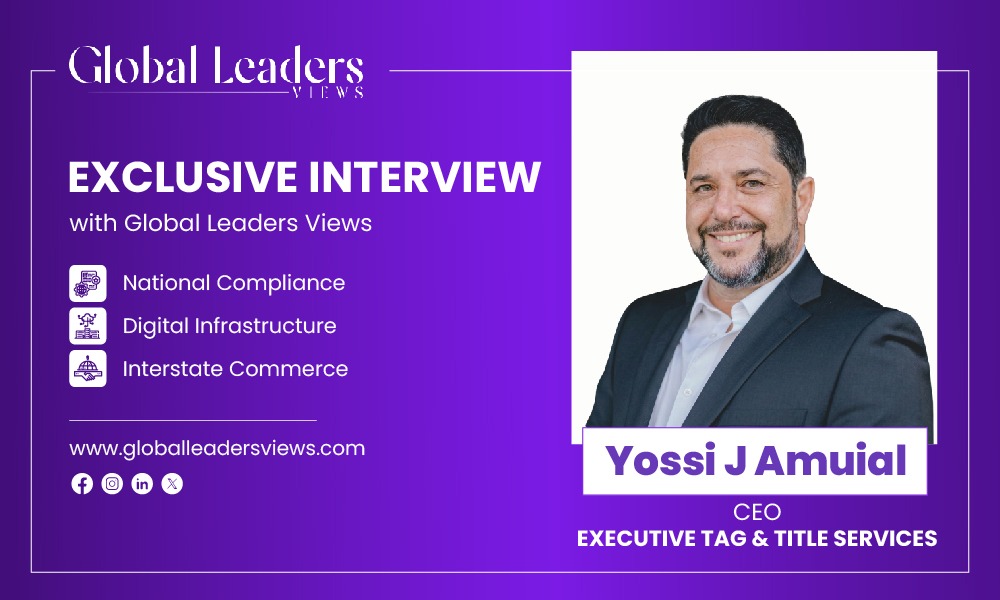 Yossi J Amuial: Steering the Course of Innovation and Excellence at Executive Tag & Title Svcs, Inc.